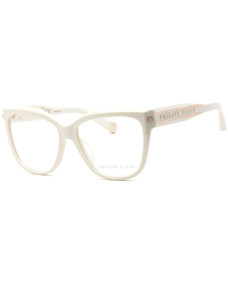 Philipp Plein Women's Vpp051m 55mm Optical Frames In White