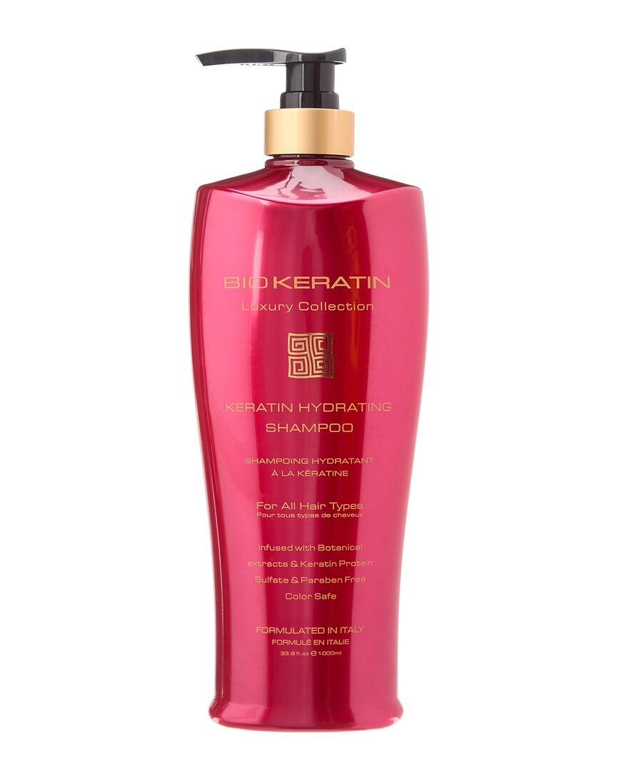 Biokeratin Unisex 33.8oz Bk Luxury Hydrating Shampoo In White