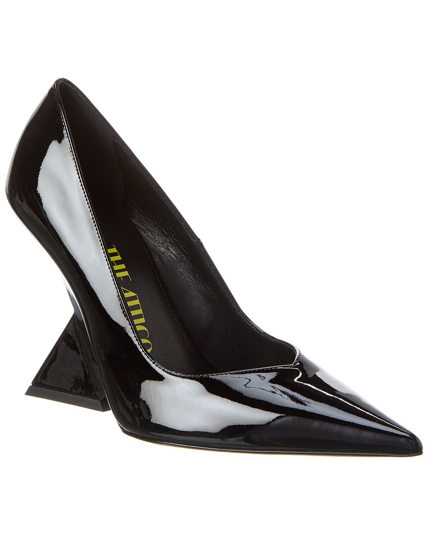 Shop Attico The Cheope Patent Pump In Black