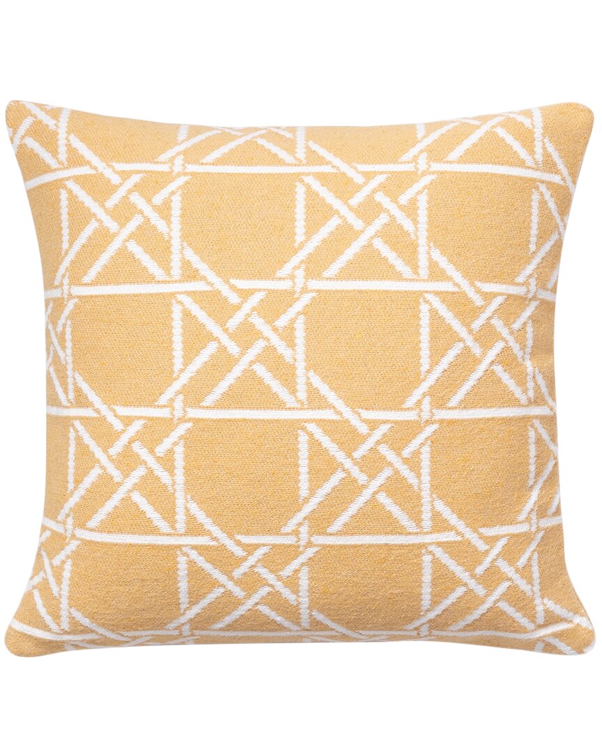 Brooks Brothers Lattice Work Decorative Cotton Pillow