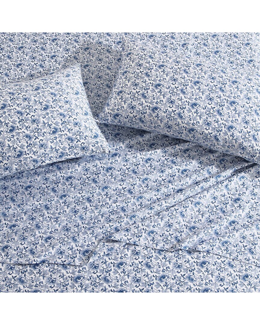 Laura Ashley Lorelei 2pc Indigo Sham In Blue