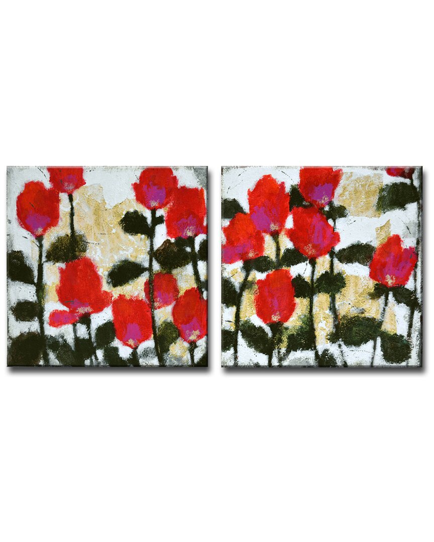 Ready2hangart Heartbeats I/ii 2pc Wrapped Canvas Wall Art By Norman Wyatt