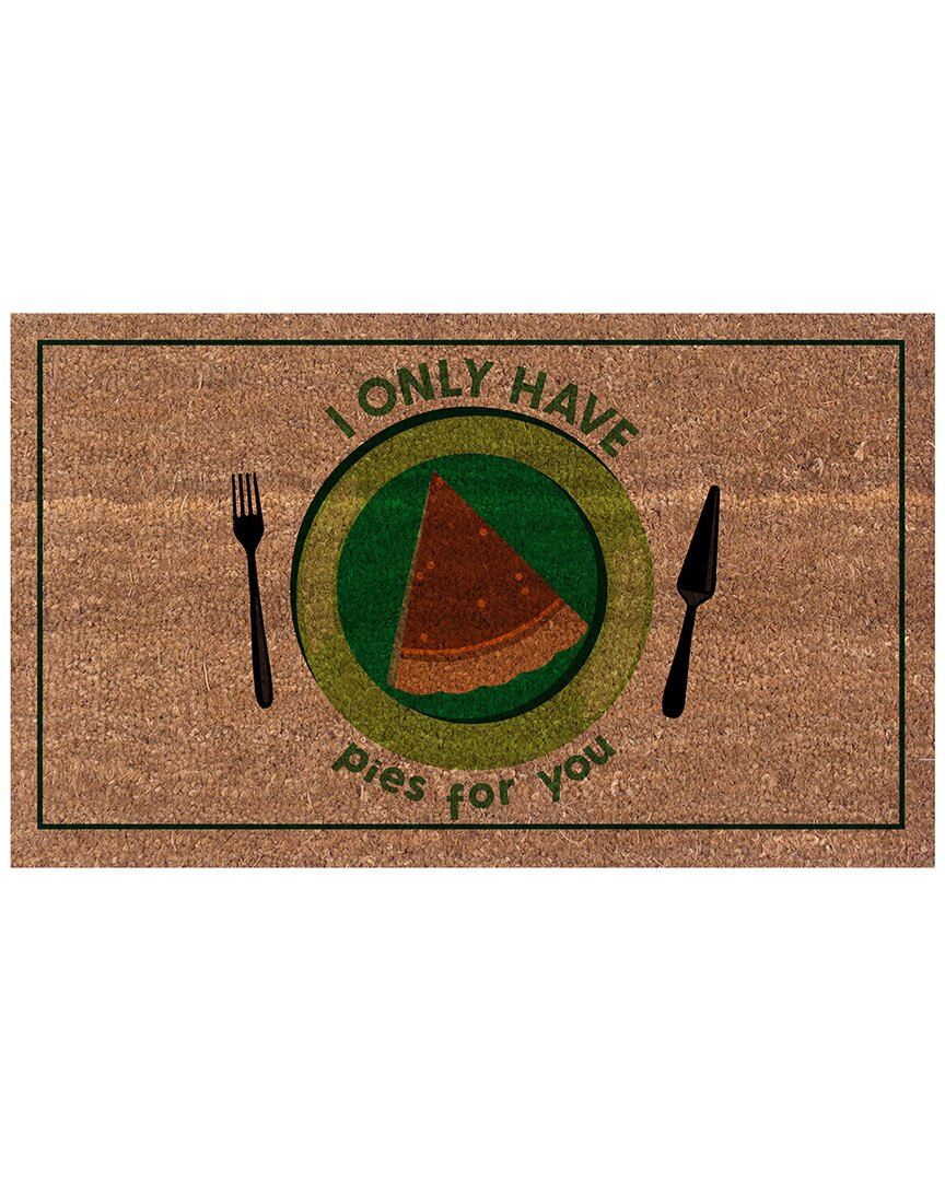Coco Mats N More I Only Have Pies For You Rug In Multicolor